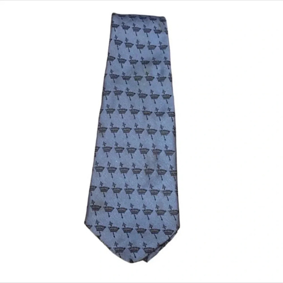 Yves Saint Laurent Mens Vintage Silk Tie - Picture 1 of 3